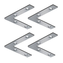 Изображение товара Соединитель угловой для шинопровода Arte Lamp Linea (4 шт.) (A484405L)