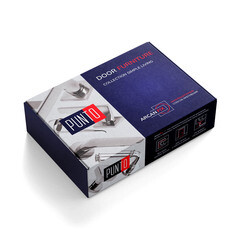 Ручка дверная Punto Sorento R.ARC.R52 CP-8 круглая розетка хром (47171) - фото 2