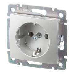 Розетка Legrand Valena встраиваемая алюминий (694342) - фото 4