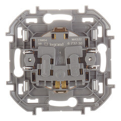 Розетка Legrand Inspiria встраиваемая белая со шторками (673730) - фото 2