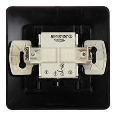 Выключатель Systeme Electric Blanca двухклавишный встраиваемый антрацит (BLNVS010506) - фото 3