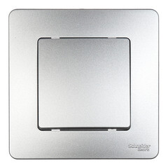 Изображение товара Переключатель Systeme Electric Blanca встраиваемый алюминий (BLNVS010603)
