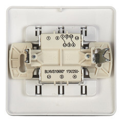 Переключатель Systeme Electric Blanca встраиваемый алюминий (BLNVS106603) - фото 3