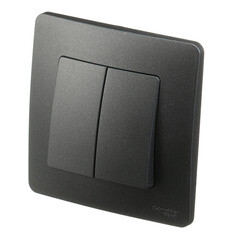 Переключатель Systeme Electric Blanca встраиваемый антрацит (BLNVS106606) - фото 2