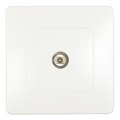 Изображение товара Розетка телевизионная Systeme Electric Blanca встраиваемая молочная (BLNTS000012)