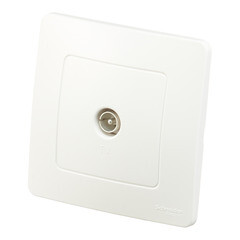 Розетка телевизионная Systeme Electric Blanca встраиваемая молочная (BLNTS000012) - фото 4