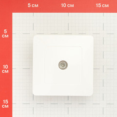 Розетка телевизионная Systeme Electric Blanca встраиваемая молочная (BLNTS000012) - фото 2