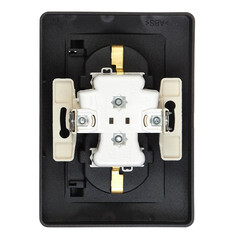 Розетка Systeme Electric Blanca встраиваемая антрацит со шторками (BLNRS441126) - фото 4