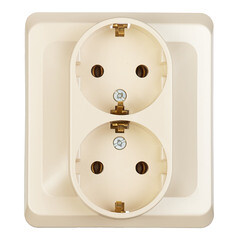 Изображение товара Розетка Systeme Electric Этюд встраиваемая бежевая (PC16-007K)