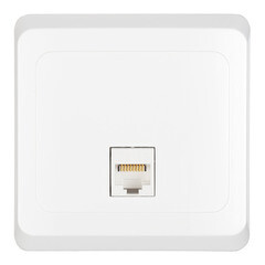 Изображение товара Розетка компьютерная Systeme Electric Этюд встраиваемая белая RJ45 (KOMC-001B)