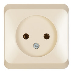 Изображение товара Розетка Systeme Electric Этюд накладная кремовая (PA16-001K)