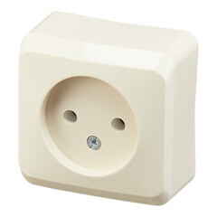 Розетка Systeme Electric Этюд накладная кремовая (PA16-001K) - фото 4