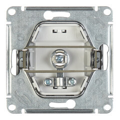 Розетка телевизионная Systeme Electric Glossa встраиваемая алюминий (GSL000393) - фото 2