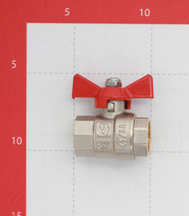 Кран шаровой латунный Valtec Base 1/2 ВР(г) х 1/2 ВР(г) бабочка прямой (VT.217.N.04) - фото 5