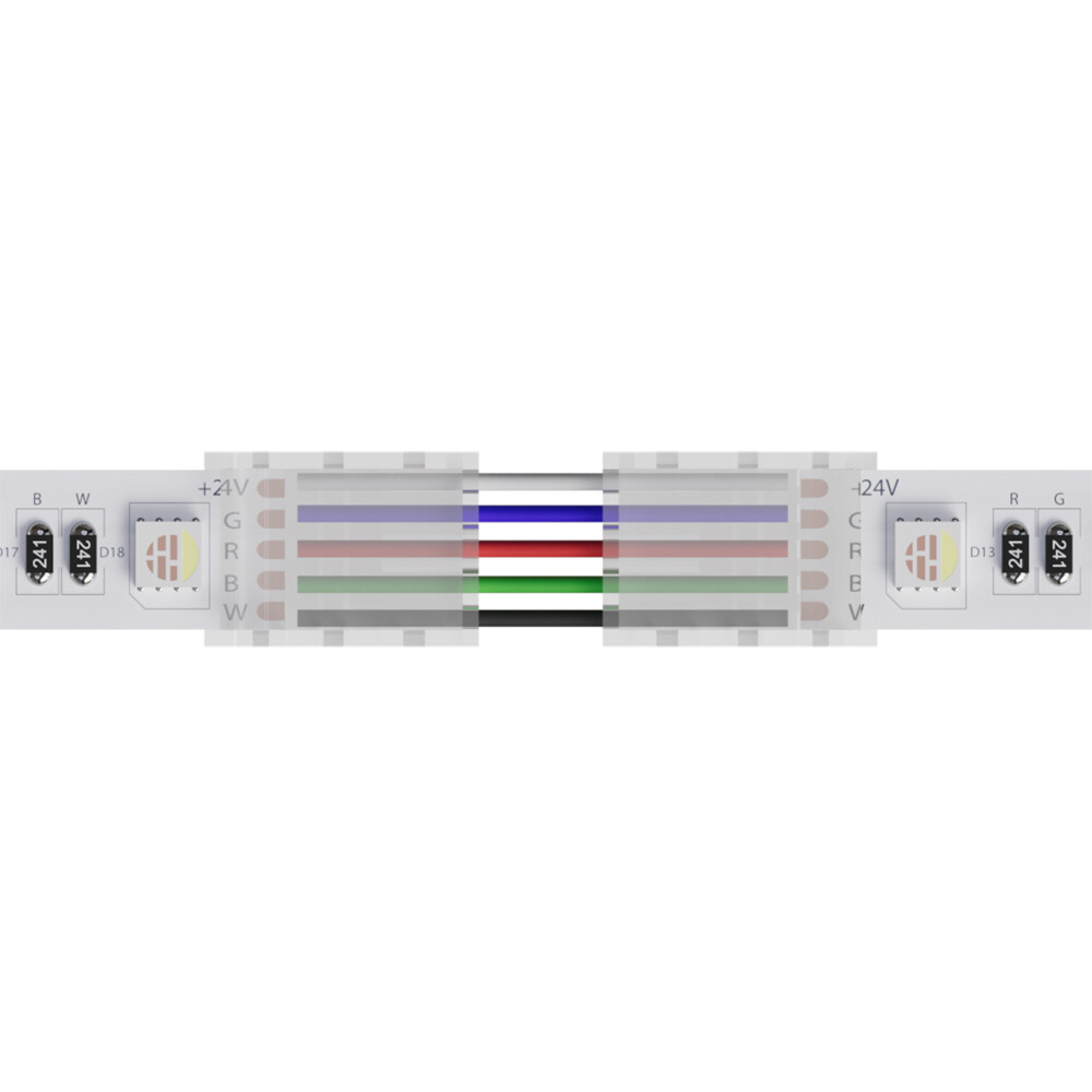 Изображение товара Коннектор для светодиодной ленты SMD 5050 RGB гибкий Strip-Accessories 24 В IP20 Arte Lamp (A31-12-RGBW)