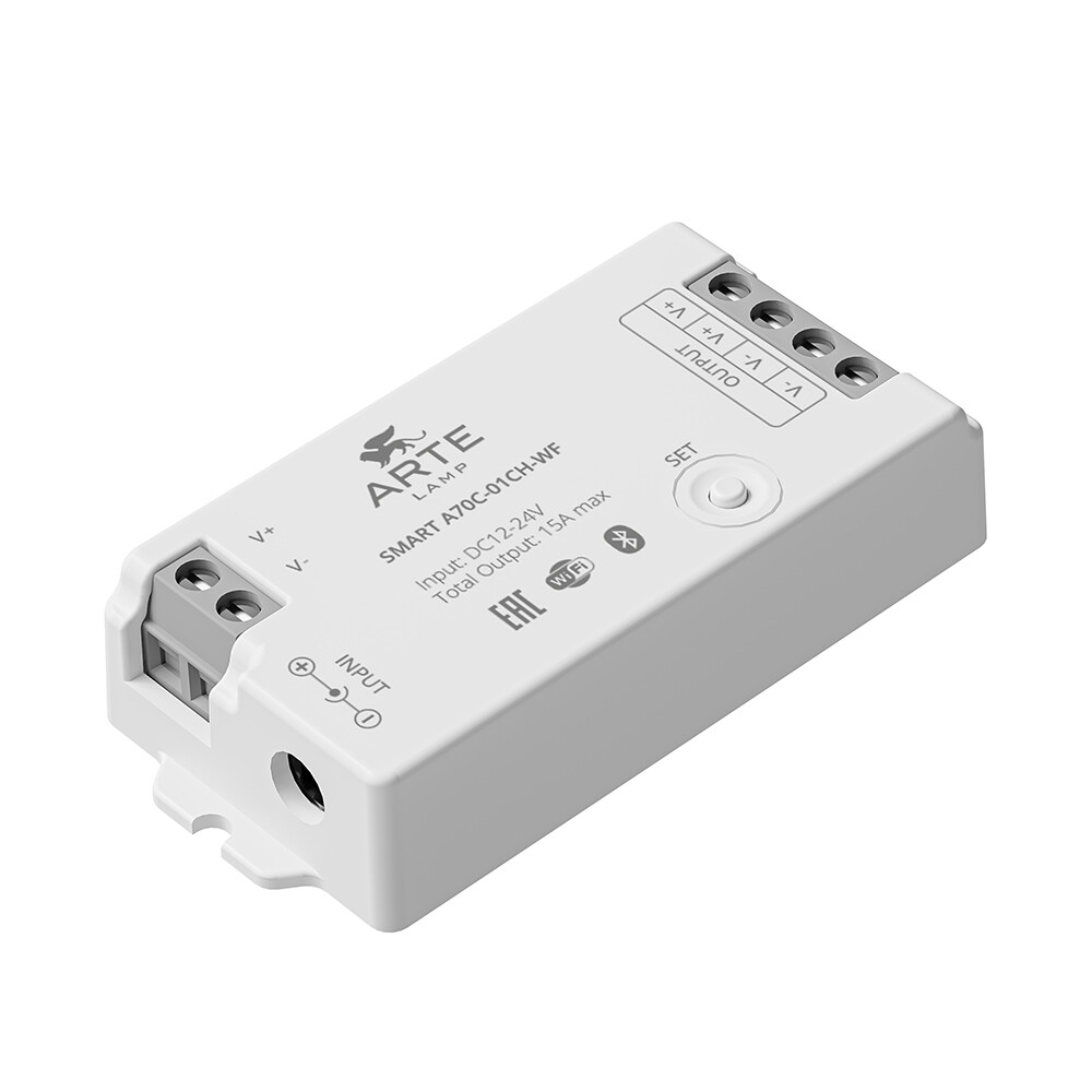 Изображение товара Контроллер для светодиодной ленты Arte Lamp Smart A70C-01CH-WF 12В IP20