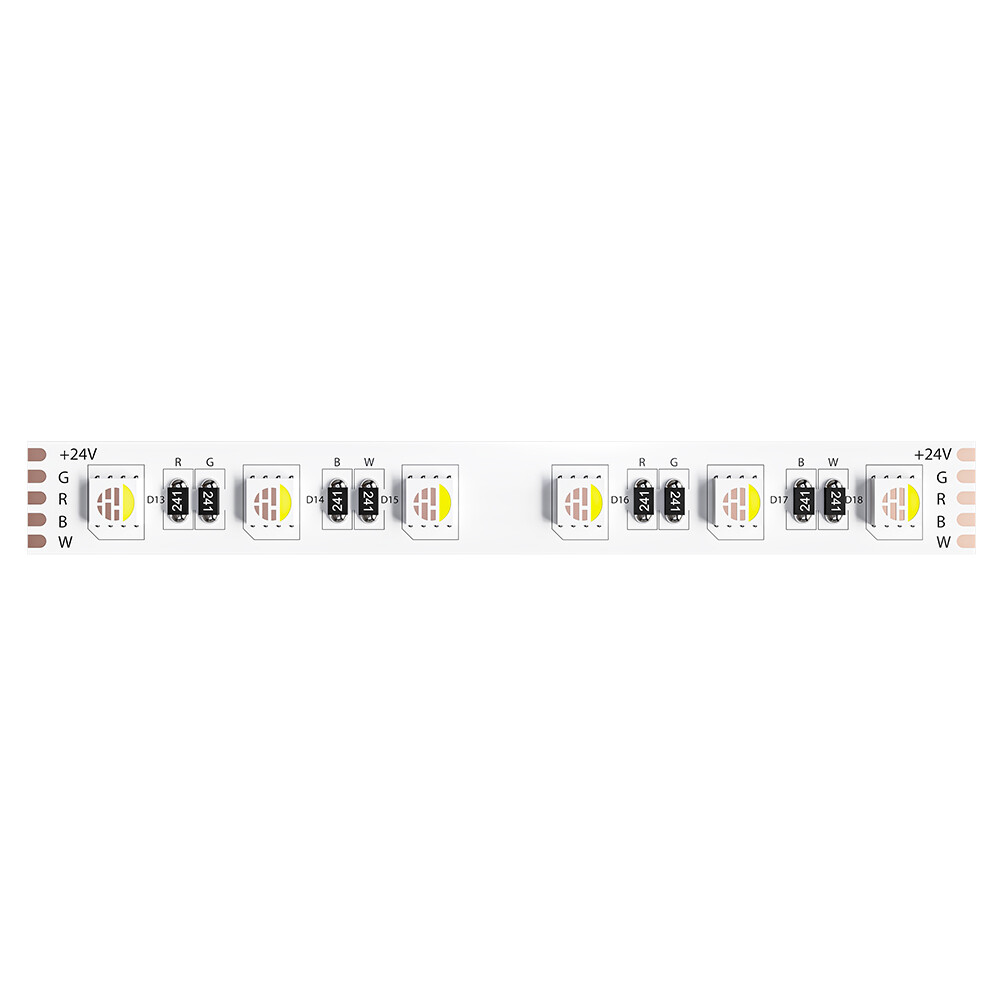 Изображение товара СветодиоднаяRGB лента Arte Lamp 5м 24В 4000K IP20 14,4W RGB+W