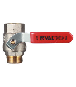 Кран шаровой латунный Valtec Base 3/4 ВР(г) х 3/4 НР(ш) ручка прямой ...