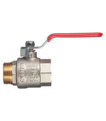 Кран шаровой латунный Valtec Base 1 ВР(г) х 1 НР(ш) ручка прямой (VT.215.N.06) - фото 2