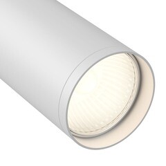 Трековый светильник однофазный Maytoni Technical Focus S 10 Вт GU10 2 кв.м белый (TR020-1-GU10-W) - фото 2