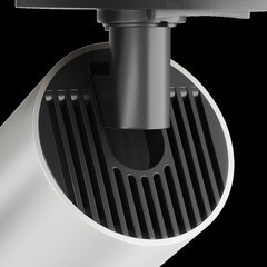 Трековый светильник однофазный Maytoni Technical Focus S 10 Вт GU10 1,7 кв.м серебро (TR020-1-U-GU10-BS) - фото 2