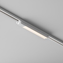 Светодиодный трековый светильник однофазный Maytoni Technical Basis Unity 3000К 12 Вт 5 кв.м белый (TR000-1-12W3K-W) - фото 2