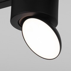 Светодиодный трековый светильник однофазный Elektrostandard Smooth 4200К 10 Вт 4 кв.м черный (a062874) - фото 5