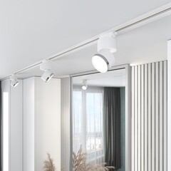 Светодиодный трековый светильник однофазный Elektrostandard Impact 4200К 10 Вт 4 кв.м белый (a062872) - фото 5