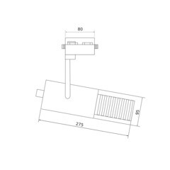 Светодиодный трековый светильник однофазный Elektrostandard Forema 4200К 36 Вт 5 кв.м черный (a060612) - фото 4