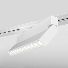 Светодиодный трековый светильник однофазный Elektrostandard Garda 4200К 20 Вт 7 кв.м белый (a057443) - фото 3