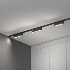 Светодиодный трековый светильник однофазный Elektrostandard Garda 4200К 20 Вт 7 кв.м черный (a057442) - фото 5