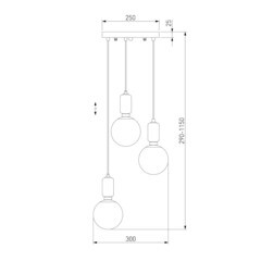 Светильник подвесной Eurosvet Bubble Е27 60 Вт 6 кв.м черный IP20 (a056845) - фото 6