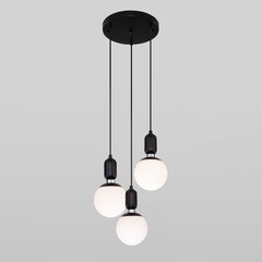 Светильник подвесной Eurosvet Bubble Е27 60 Вт 6 кв.м черный IP20 (a056845) - фото 7