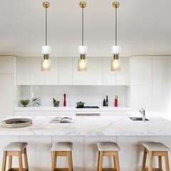 Светильник подвесной Eurosvet Tandem Е27 60 Вт 4 кв.м латунь IP20 (a053235) - фото 2