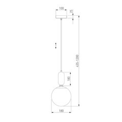 Светильник подвесной Eurosvet Bubble Е27 60 Вт 4 кв.м белый IP20 (a050247) - фото 4
