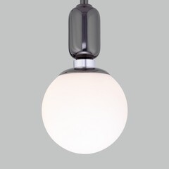 Светильник подвесной Eurosvet Bubble Е27 60 Вт 4 кв.м черный жемчуг IP20 (a052662) - фото 6