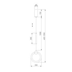Светильник светодиодный подвесной Eurosvet Rim 4200К 10 Вт 4 кв.м золото IP20 (a051798) - фото 3