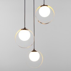 Светильник подвесной Eurosvet Dublin G9 21 Вт 4 кв.м бронза/черный IP20 (a051774) - фото 4