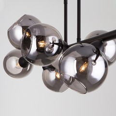 Светильник подвесной Eurosvet Roger Е14 320 Вт 21 кв.м черный IP20 (a047075) - фото 6