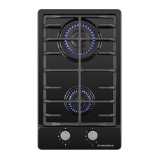 Варочная панель газовая Maunfeld EGHE.32.6CB/G 2 конфорки черная