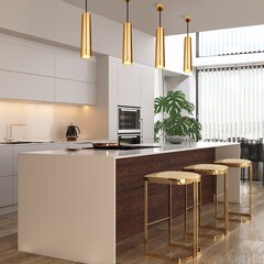 Светильник подвесной Eurosvet Tony GU10 40 Вт 1 кв.м золото IP20 (a055578) - фото 5