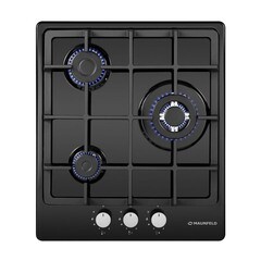 Варочная панель газовая Maunfeld EGHE.43.33CB/G 3 конфорки черная