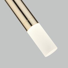 Светильник светодиодный подвесной Eurosvet Axel 4200К 7 Вт 2 кв.м золото IP20 (a054208) - фото 5