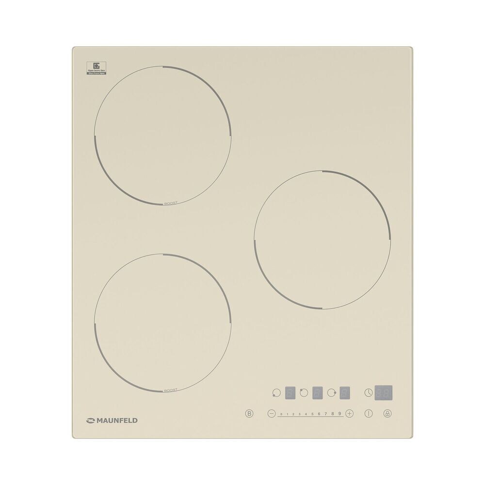 Изображение товара Варочная панель индукционная Maunfeld EVI.453-BG 3 конфорки бежевая