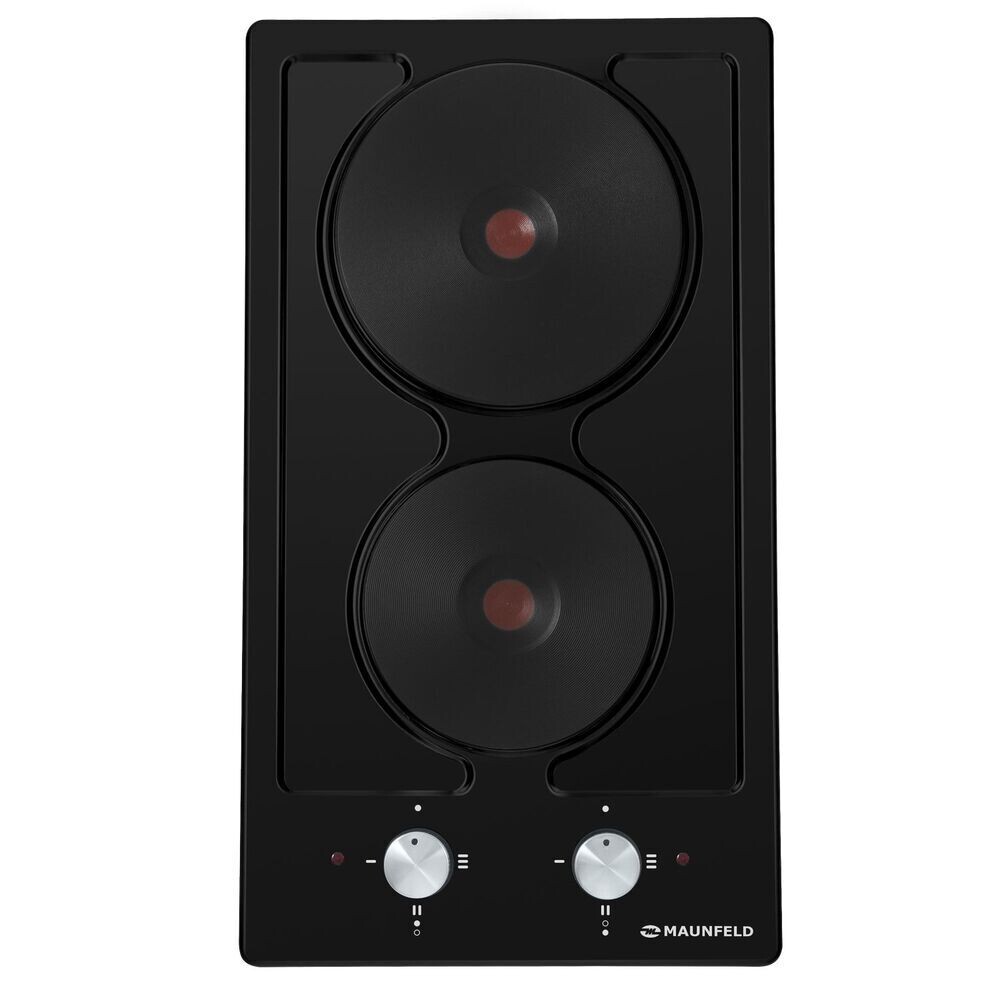 Изображение товара Варочная панель электрическая Maunfeld EEHE.32.4B 2 конфорки черная Изображение товара Варочная панель электрическая Maunfeld EEHE.32.4B 2 конфорки черная