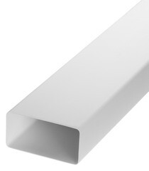 Изображение товара Воздуховод плоский пластиковый 55х110 мм 0,5 м