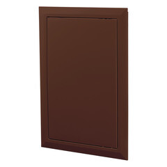 Изображение товара Люк ревизионный НашВент Дверца Д пластиковый 150х200 мм накладной коричневый