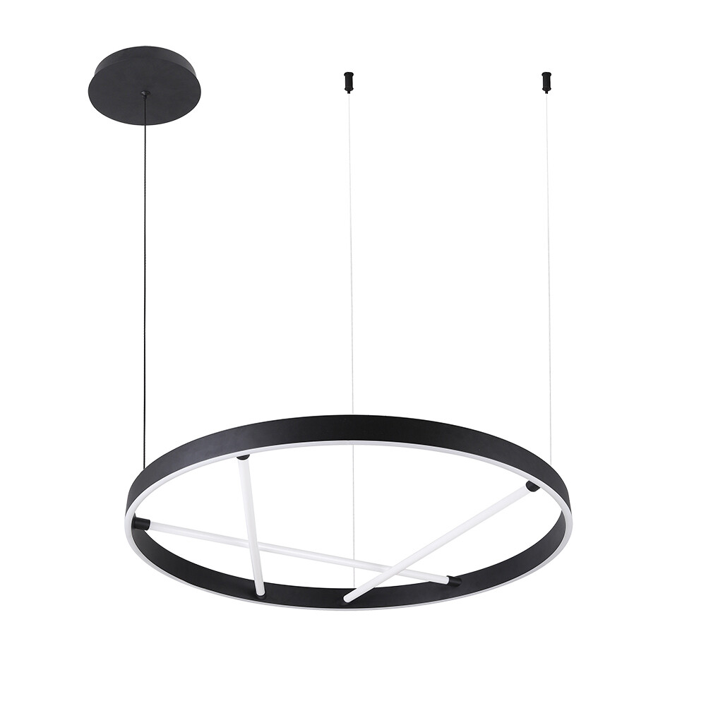 Изображение товара Люстра Arte Lamp Ricco 32Вт 4000К 5кв.м подвесная светодиодная черная