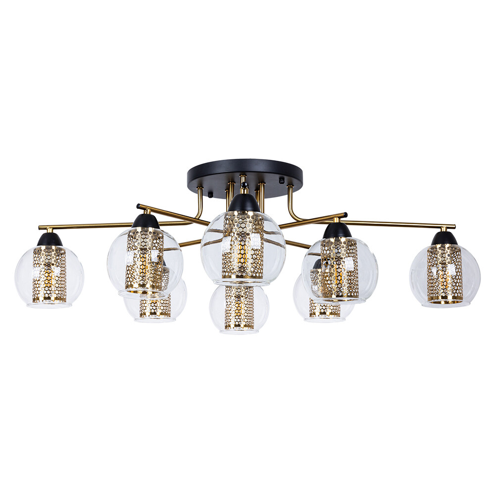 Изображение товара Люстра потолочная Arte Lamp Manchester 8 ламп E14 медь стиль Лофт 320 Вт