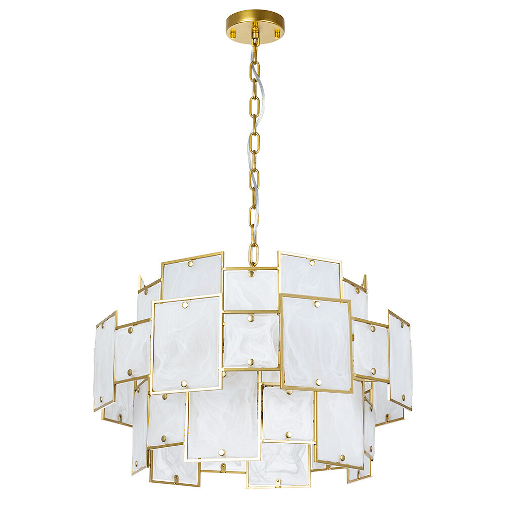Изображение товара Люстра подвесная Arte Lamp Theemin Е14 480 Вт 16 кв.м (A4068LM-12SG)
